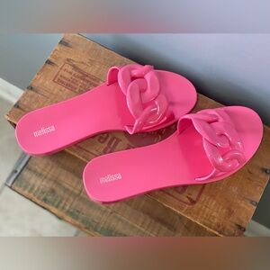 Melissa Thong Sandals, Pink, Sz 10